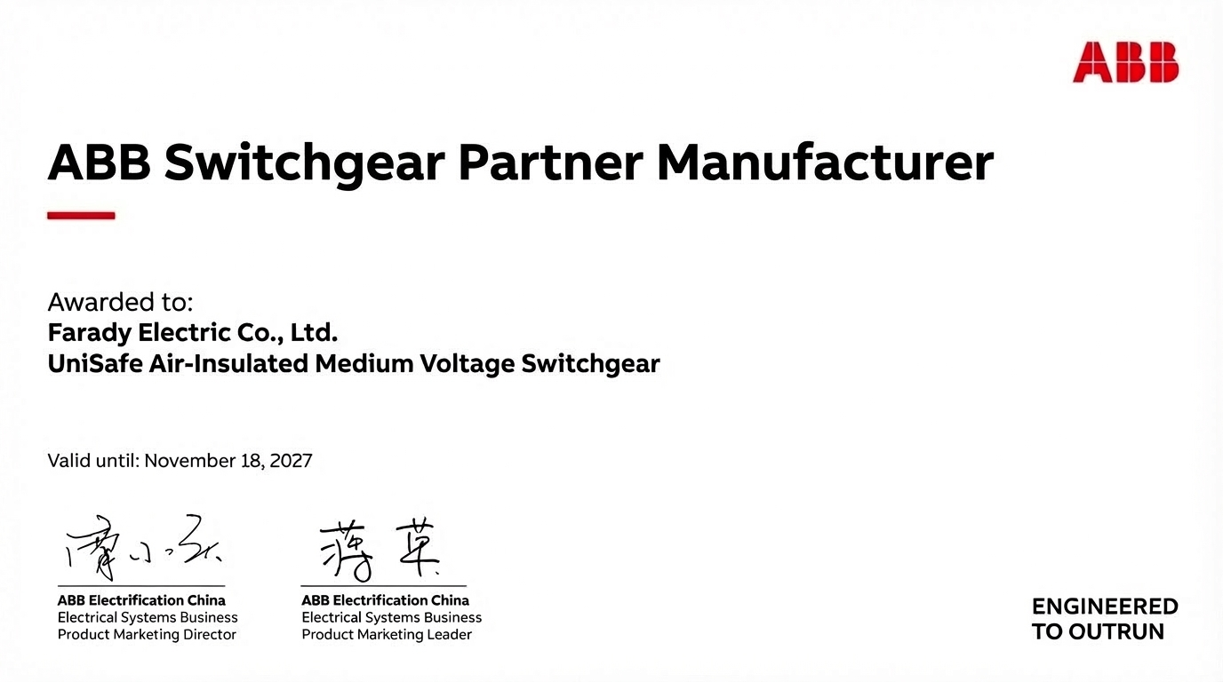 ABB Joins Hands with Farady, Opening a New Chapter for Yueqing’s Power Distribution