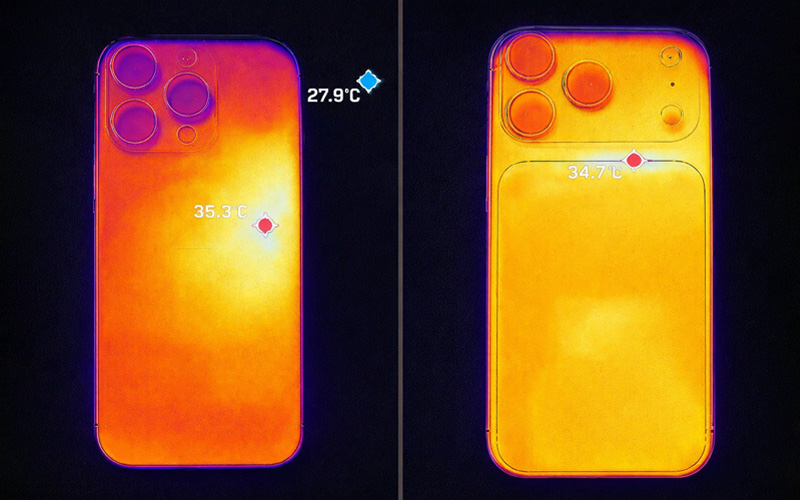 Idle Temperature Comparison: iPhone 16 Pro vs. iPhone 17 Pro