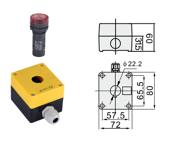 Buzzer Control Box with LED Alarm for Industrial Equipment: Features, Applications & OEM Solutions
