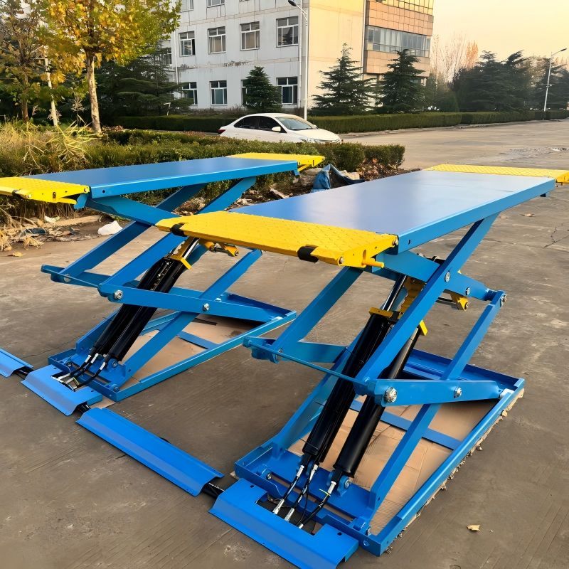 Ultra-Thin 3500kg Scissor Lift Simplifies Fast Service and Flexible Installation