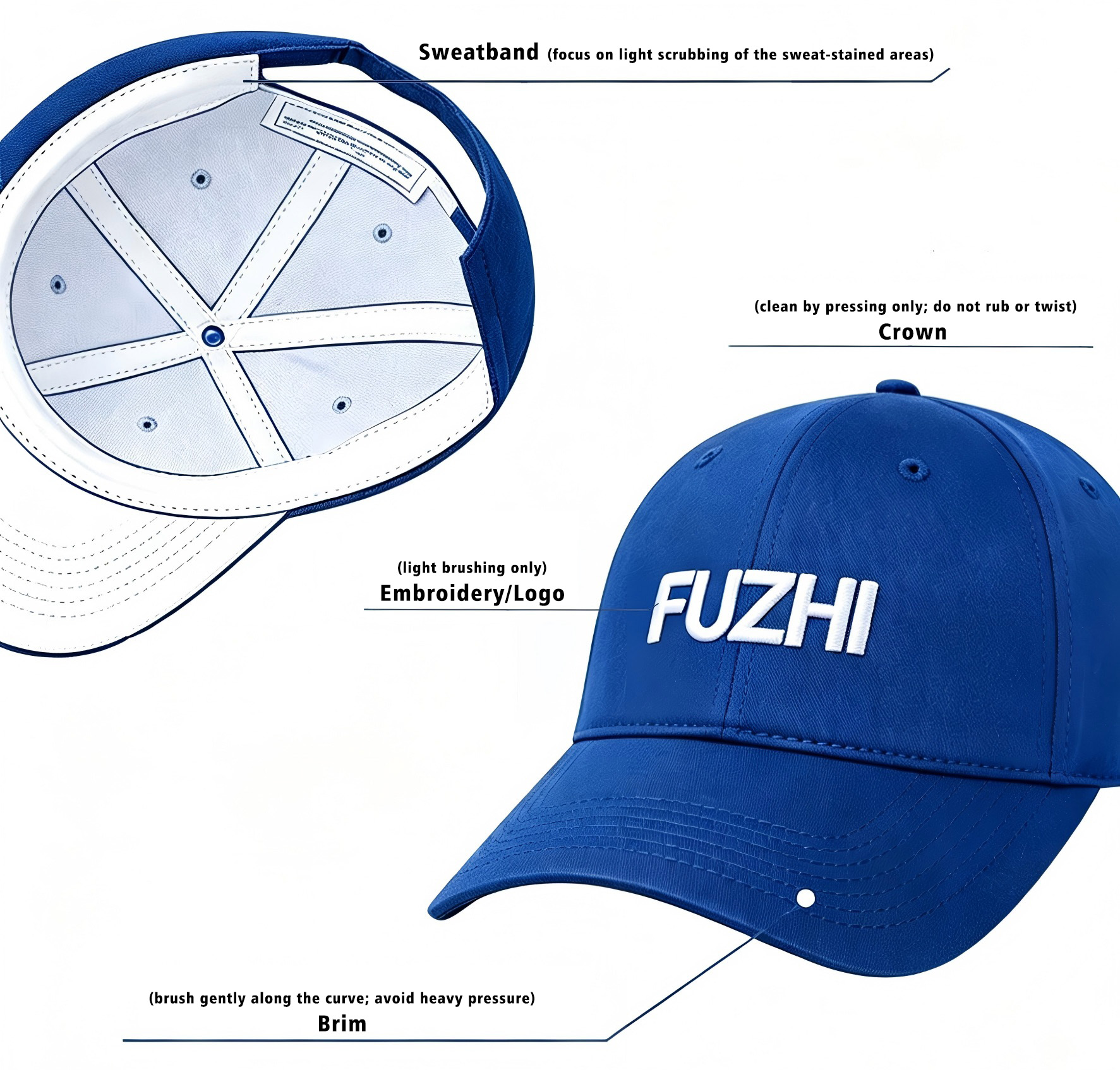 Zone cleaning baseball cap Zone cleaning baseball cap