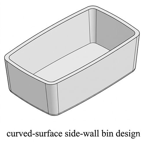 Design Example of an Enclosure with Curved Side Walls
