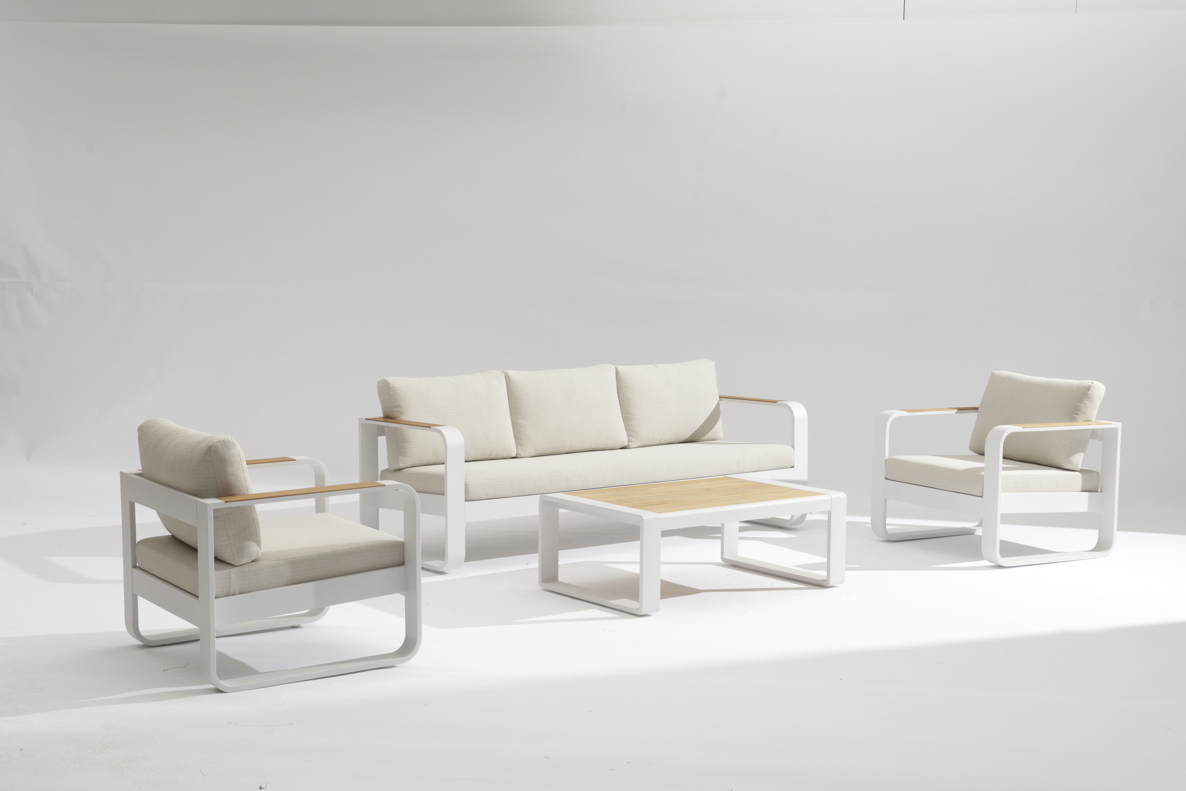 outdoor alum sofa sets
