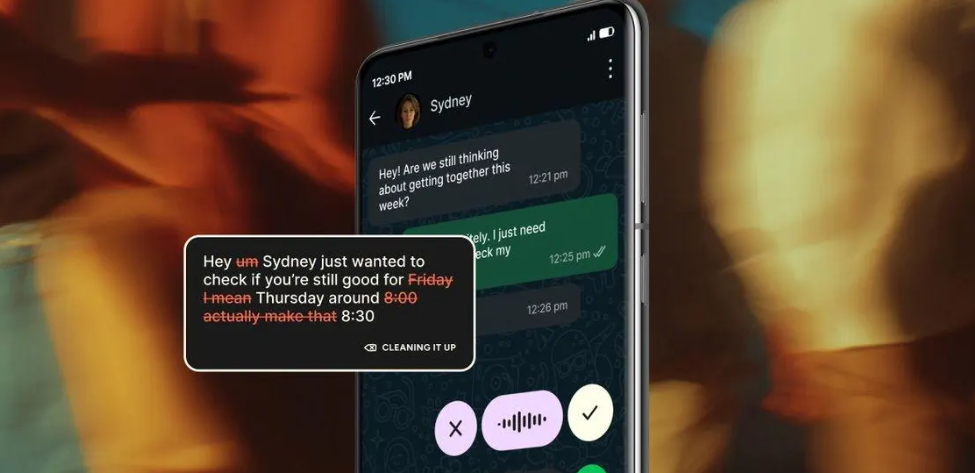 Wispr Flow AI voice dictation interface
