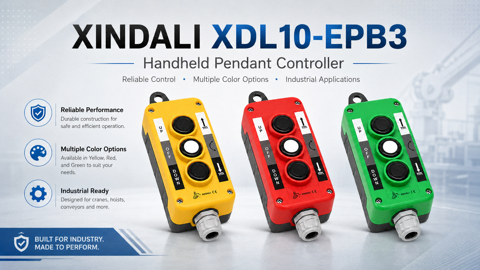How to Choose a Handheld Pendant Controller for Industrial Equipment