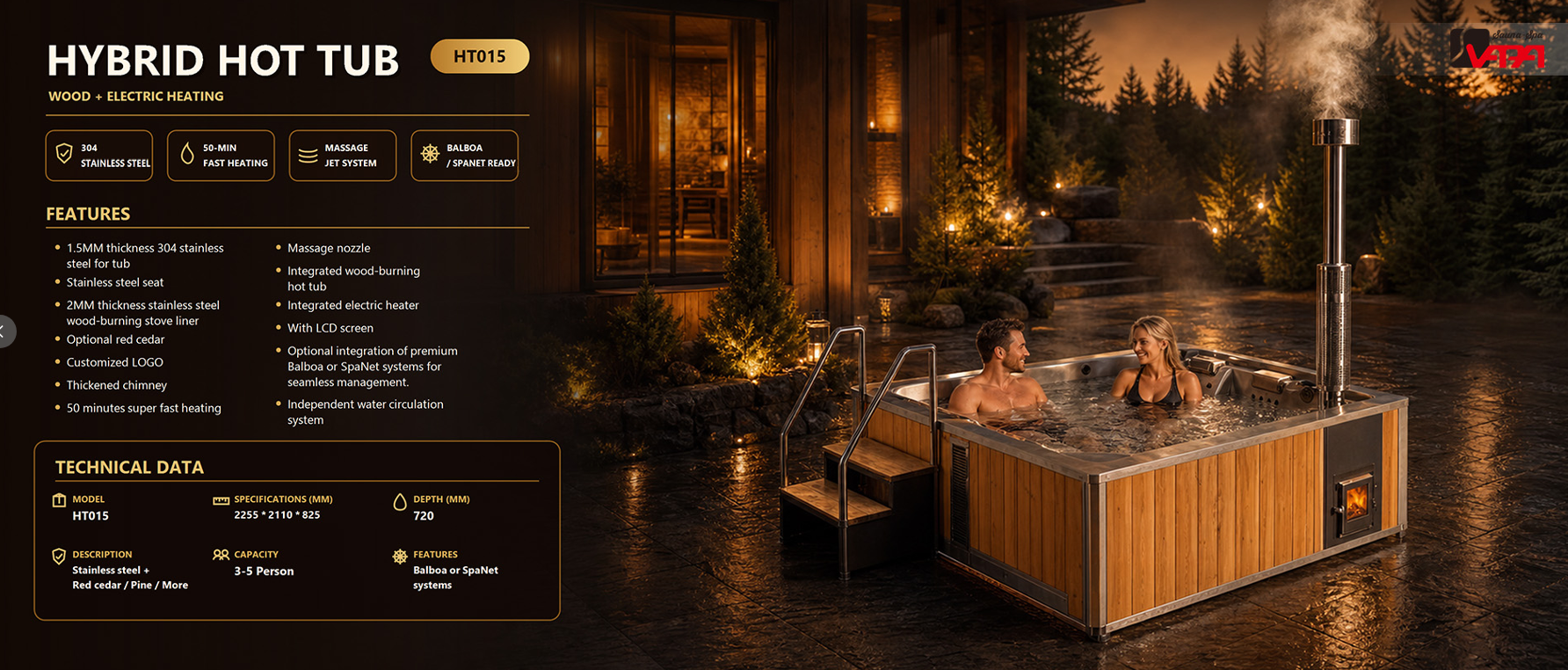 Hybrid Hot Tub vs Electric Hot Tub: How Commercial Projects Choose the Right Hot Tub Solution