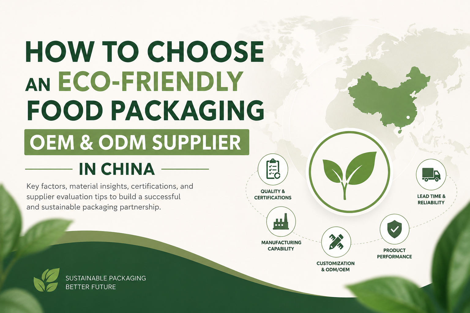 How to choose an eco-friendly food packaging OEM&ODM suppliers in China