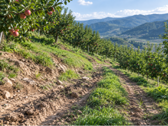 Agricultural robot stability system