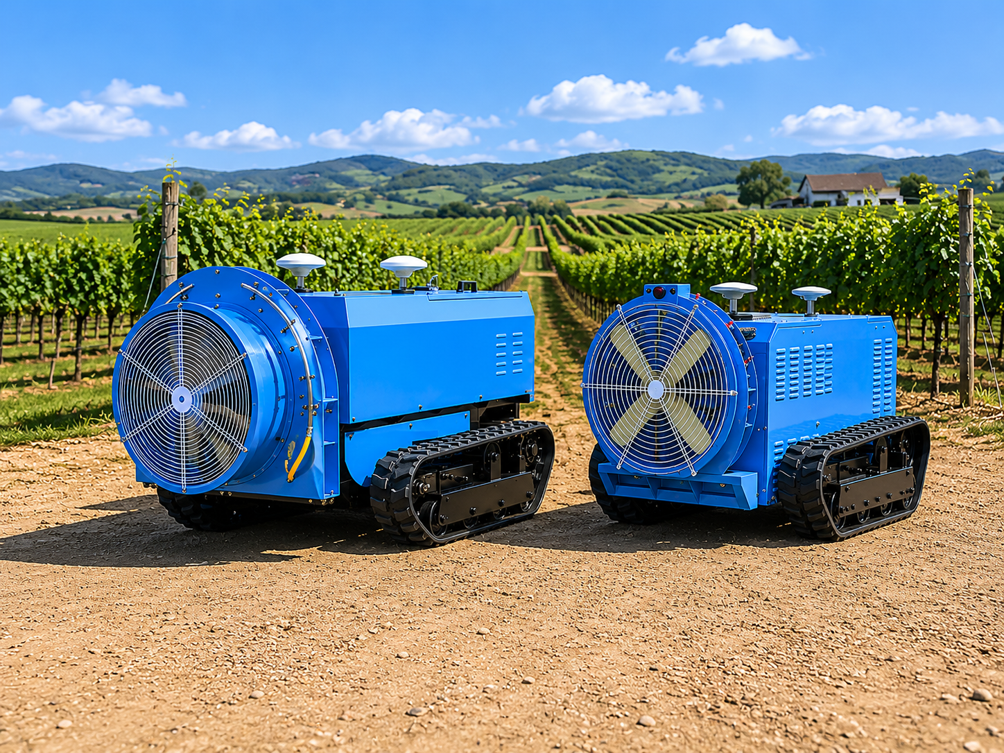 SENYTA Intelligent Spraying System mounted on autonomous platform