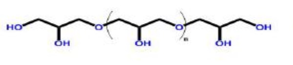 Structure moléculaire du polyglycérol