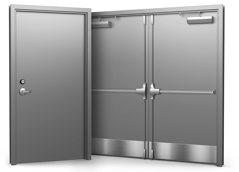 UL 10B Listed 3-Hour Steel Fire Door