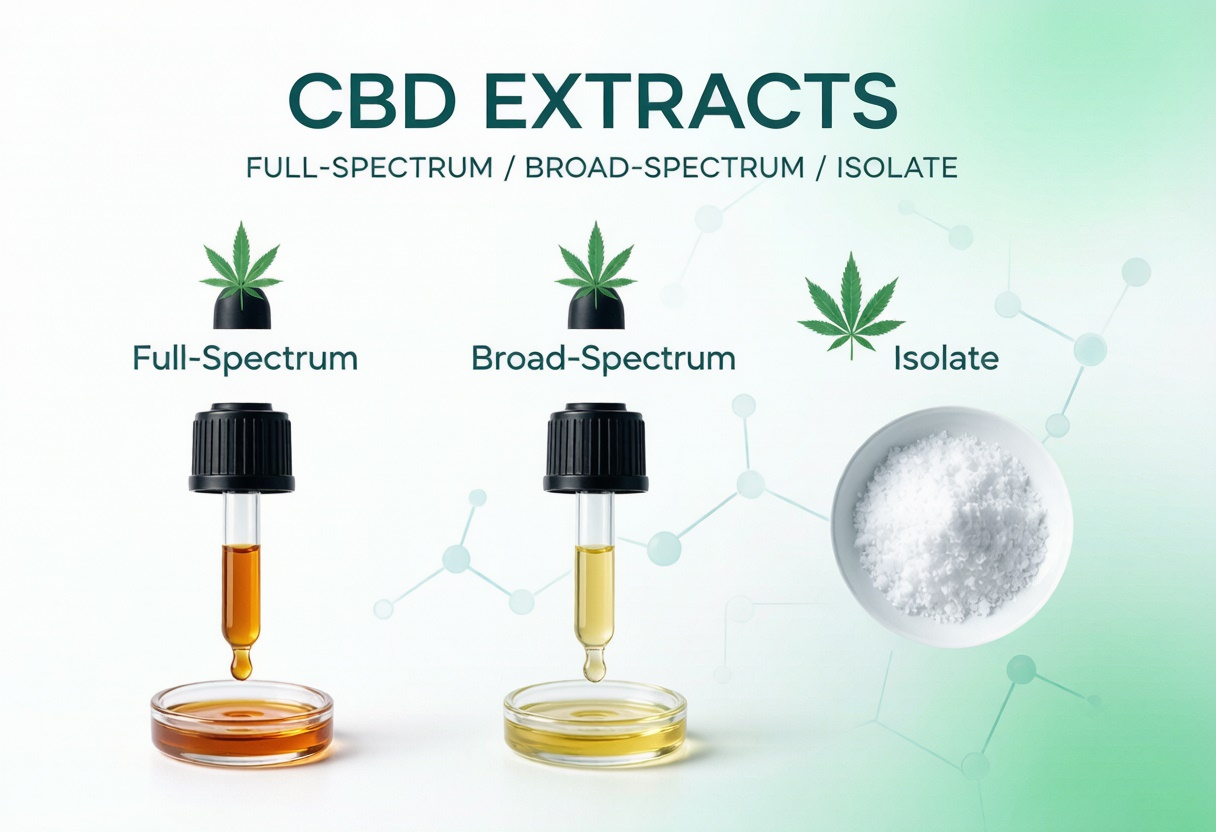 Full-Spectrum vs. Broad-Spectrum vs. CBD Isolate: What Is the Real Difference?
