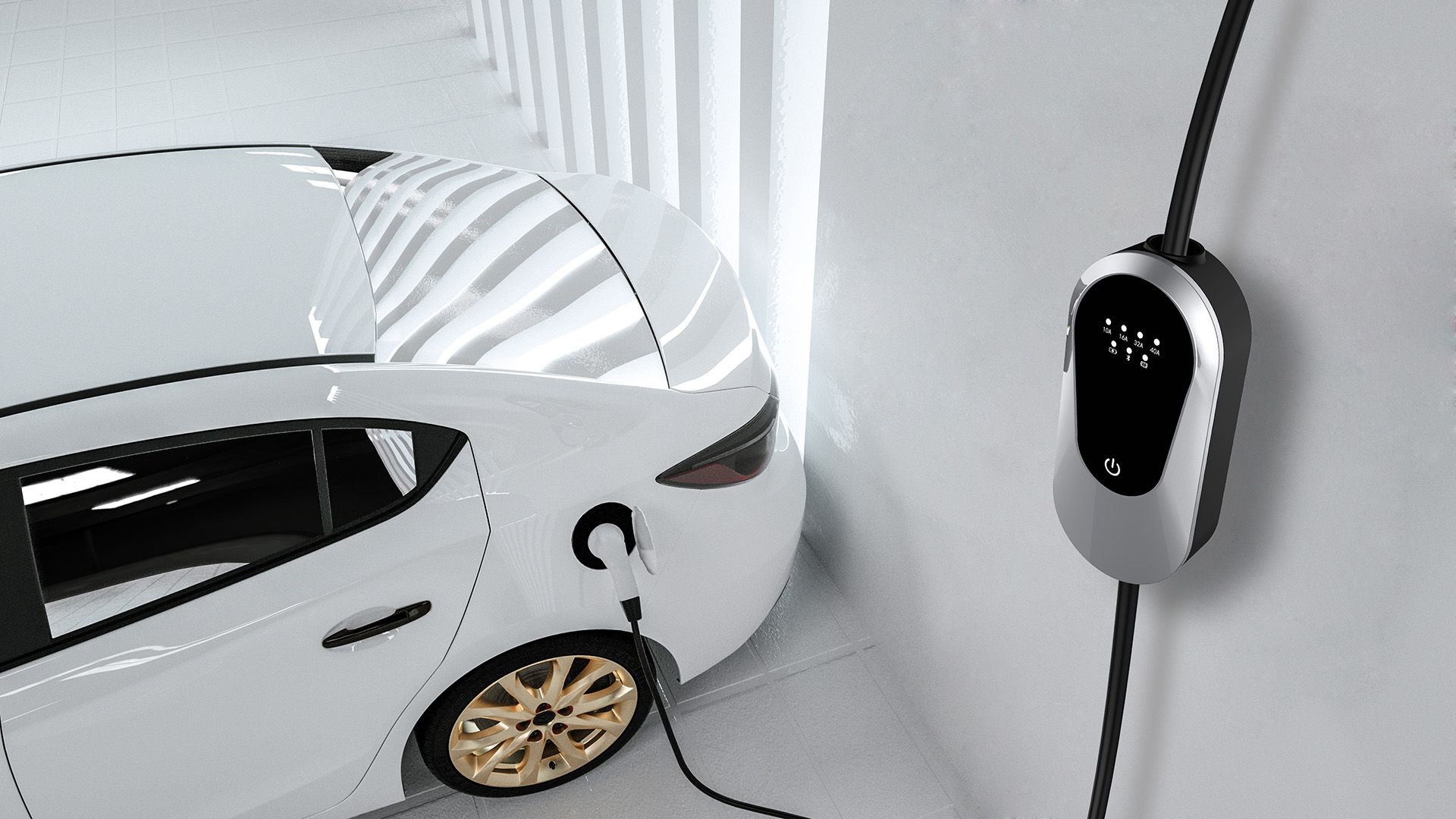 EV Charging Station Reel Type Cable Managementh8p