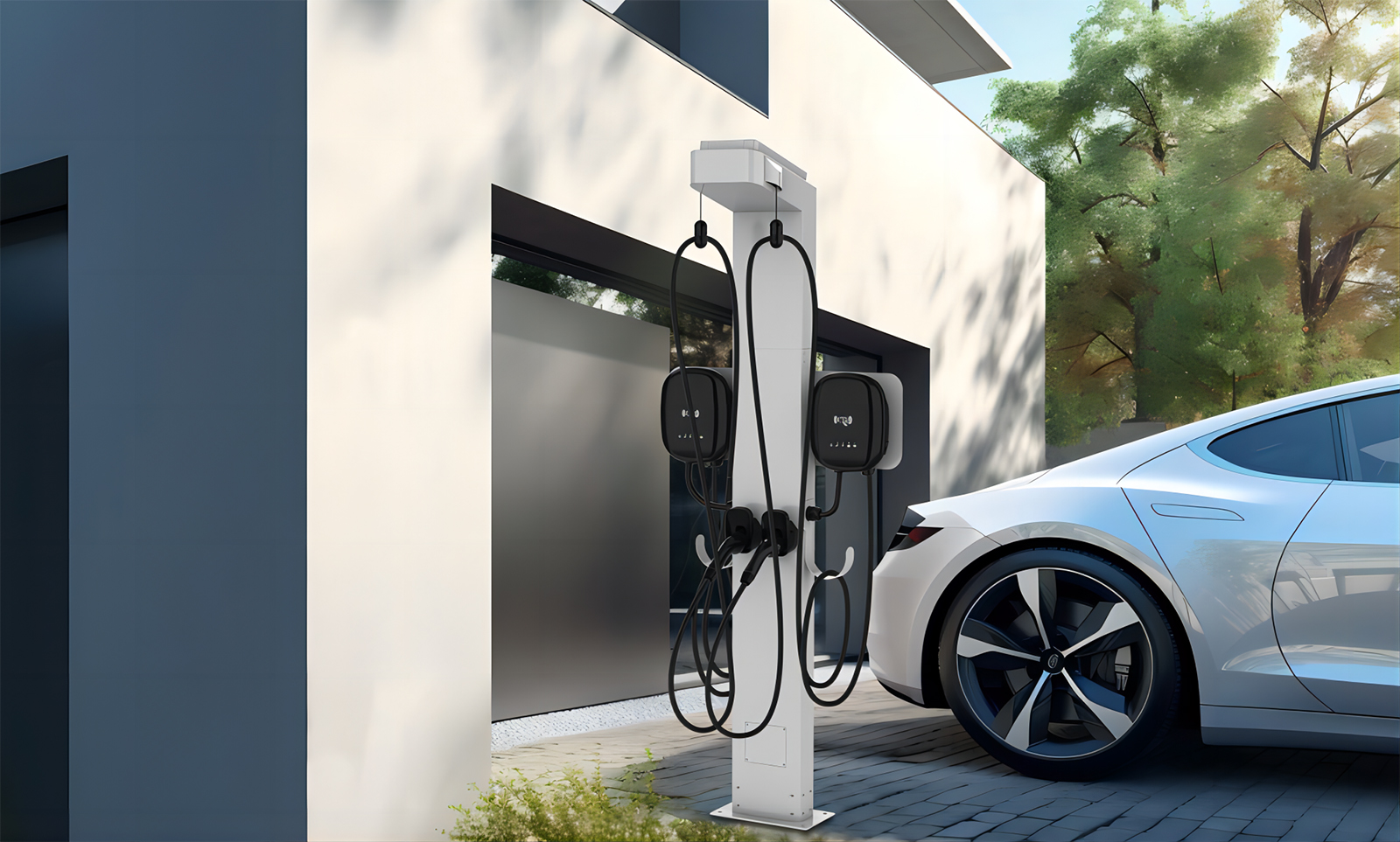 EV Charging Station Pedestal G2-412(2)qw0