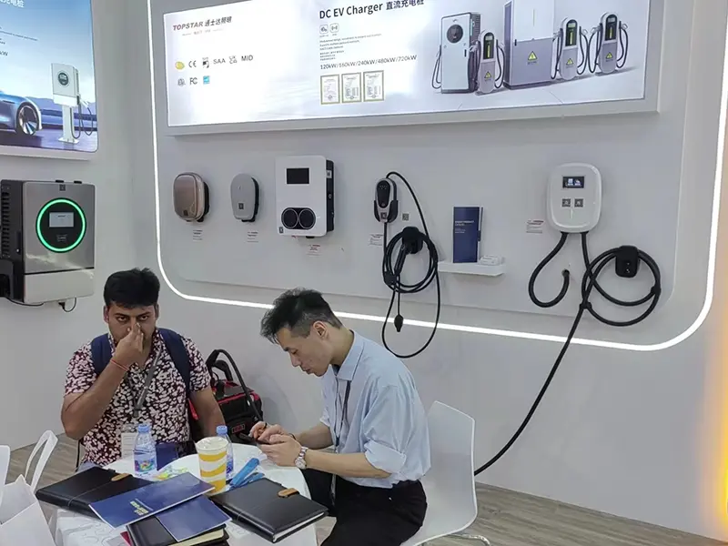 Introduce new-released EV chargers to customers