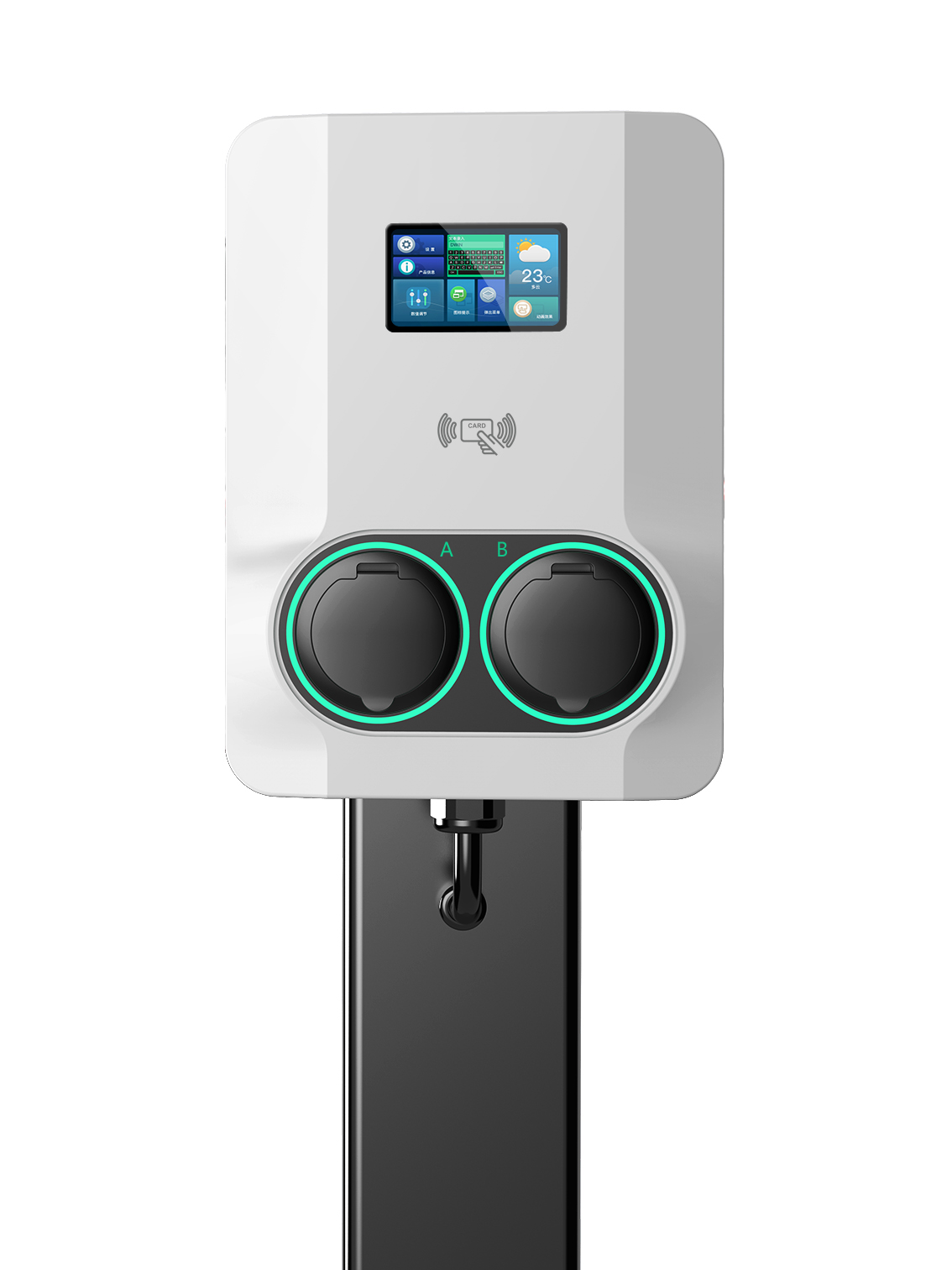 EU G2 Dual Socket EV Charging Station Commercial