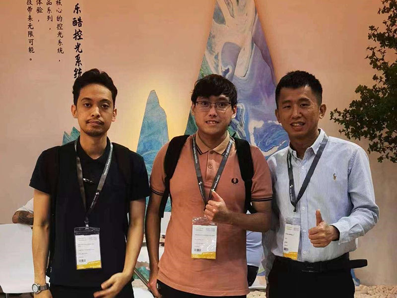 Customers from other industry visits for EV charger business and products.jpg