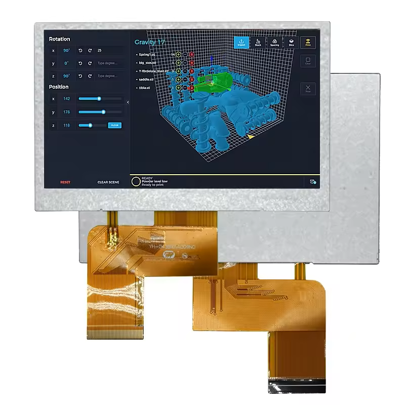 4.3 Inch Industrial Intelligent Display Terminal Support TTL and CAN Port Communication