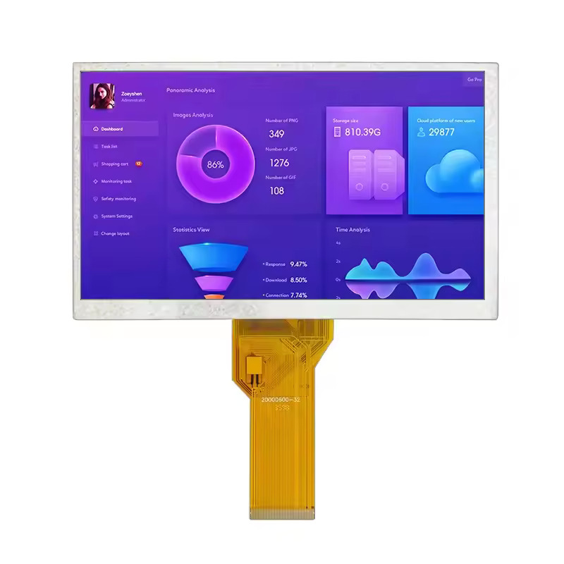 7 Inch Industrial UCOS Intelligent Display Terminal Support RS232 RS485 and TTL Port Communication