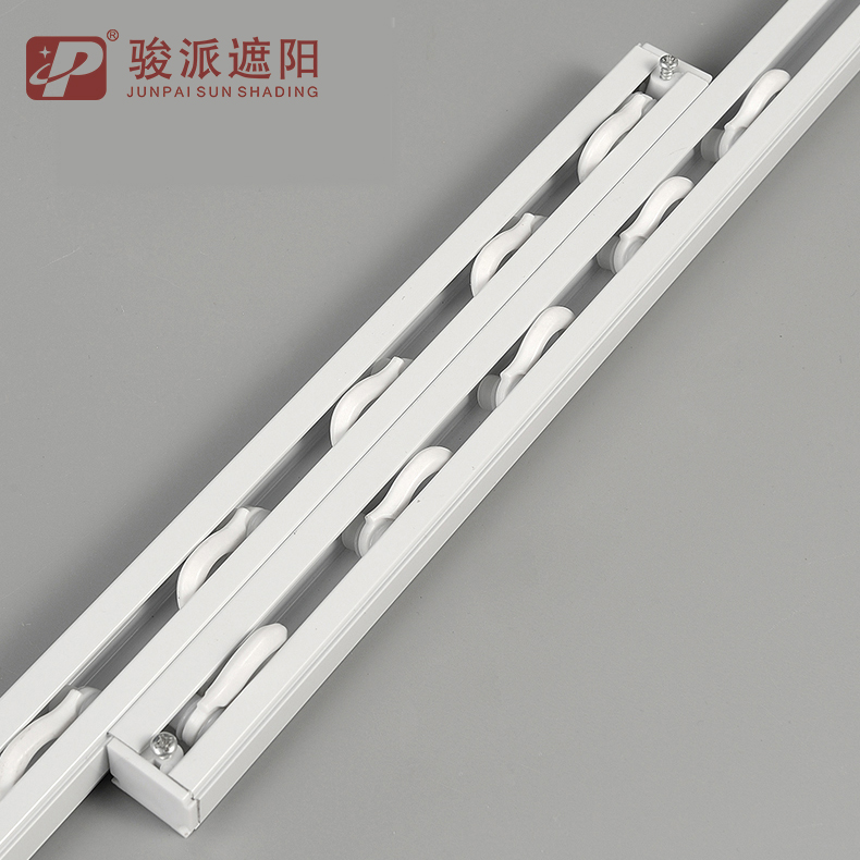 Factory Custom Anti-Light Leakage Ceiling Cross Curtain Track Rail Telescopic Rail (2)9um