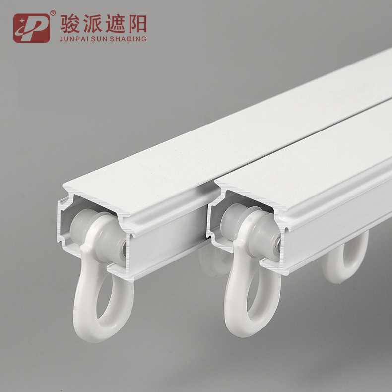 Factory Custom Anti-Light Leakage Ceiling Cross Curtain Track Rail Telescopic Rail (3)qz0