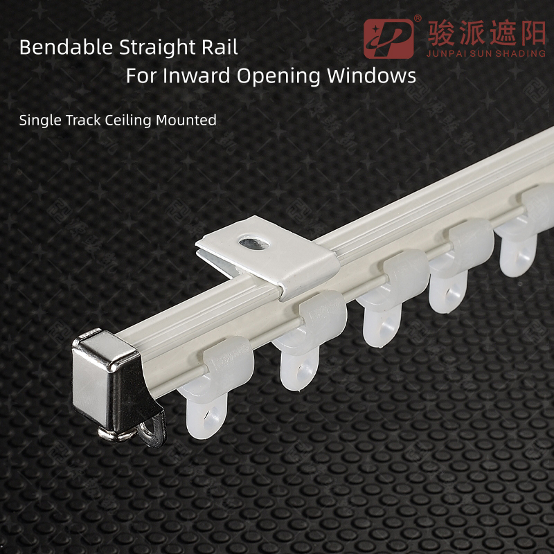 Wholesale Flexible Bendable Mini Curtain Rail Bracket-free for inward Opening Window (2)wsx