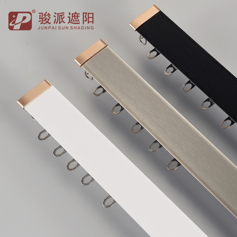Anti-light Leakage Aluminum Profile Ceiling Curtain Track Rail for Bedroom (3)6dl