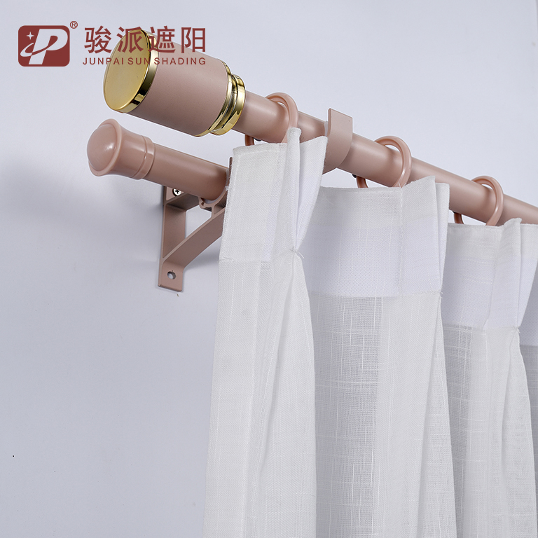 High Quality Double Wall Mounted Roman Rod Pole (1)28w