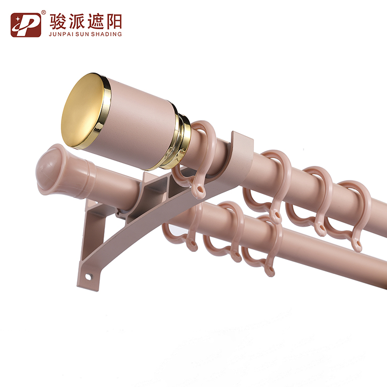 High Quality Double Wall Mounted Roman Rod Pole (11)yv5