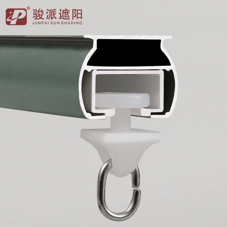 China Factory Outlets Wall Ceiling Mount Aluminum Curtain Rail Track for Home Decor (1)6yn