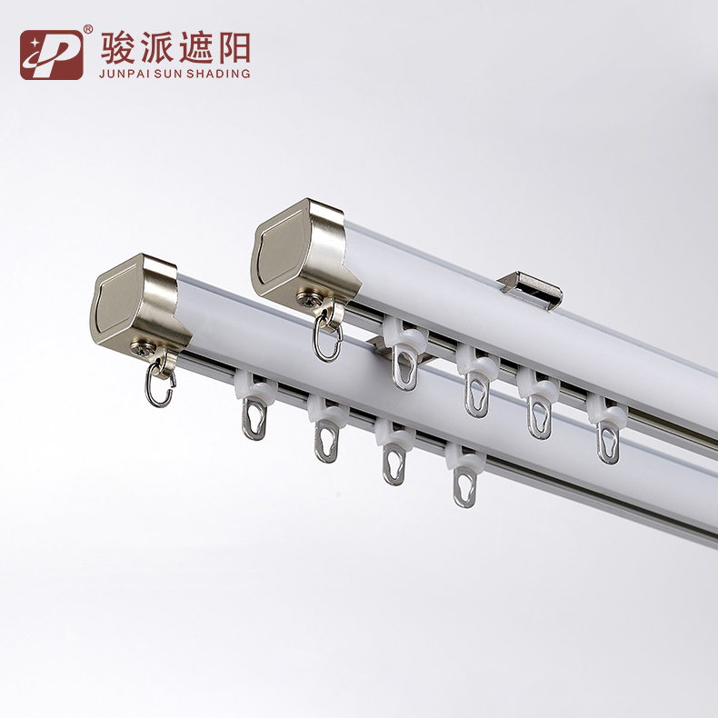 Thickened heavy duty mute square curtain track rail (3)z73