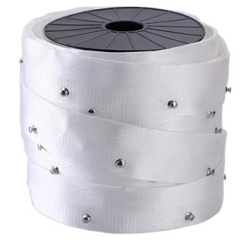 Junpai JP-ST60 Eco-Friendly Ripple Fold Curtain Tape 6cm Spacing High Quality Strong S Fold Polyester Metal Tracks Accessories