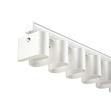 Hot-Sale 6cm White S Wave Ripple Curtain Tracks Durable Alloy Plastic Foldable Track Rail 145 Spacing Tape