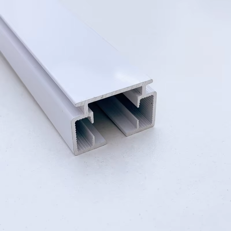 Silent Motorized Aluminum Profile Automatic Flexible Ceiling Mount Bendable Rail Long Curved Curtain Track 1.5mm Thick 6.7m