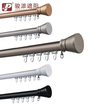 Anodized Aluminum Profile Sliding Curtain pole rails Multi color quality tracks