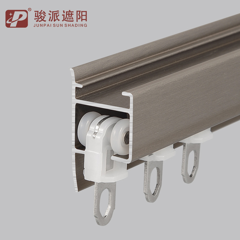 Anti-light Leakage Aluminum Profile Ceiling Curtain Track Rail for Bedroom
