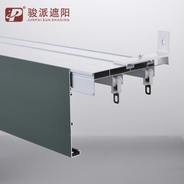 Quality Metal Curtain Pelmet with Double Curtain Track