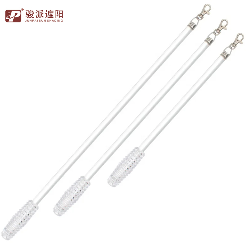 Quality Clear 12mm Arcylic Hand Pull Curtain Rod Pull Wand