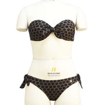 Zebra Print Bikini With Ban...