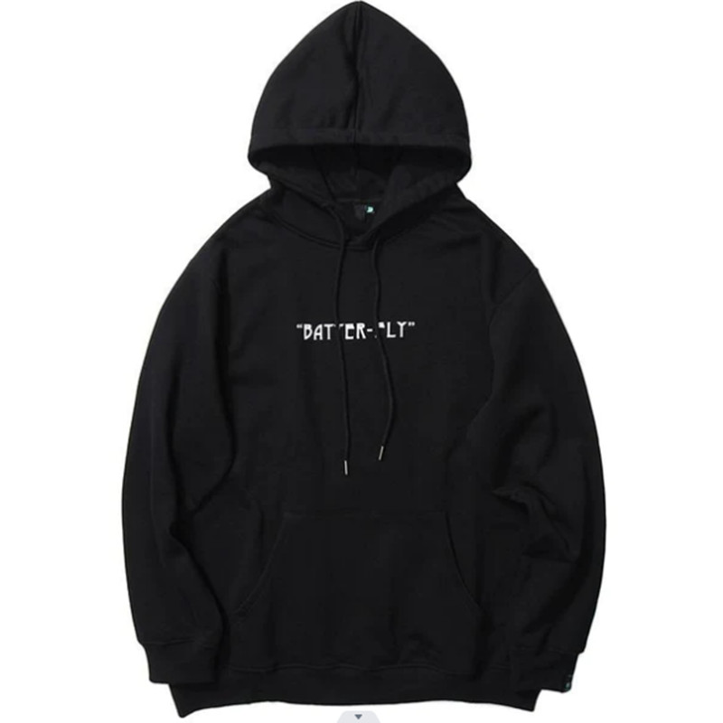 LETO Women Solid Color Hoodie Long Sleeve Butterfly Sun & Moon Printed Sweatshirt Hooded Drawstring Pullover Blouse Autumn Winter Tops with Big Pocket