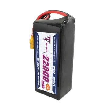JENTC battery LI-HV 6s 22000mah 10c large capacity battery long battery life semi-solid battery suitable for all kinds of drones