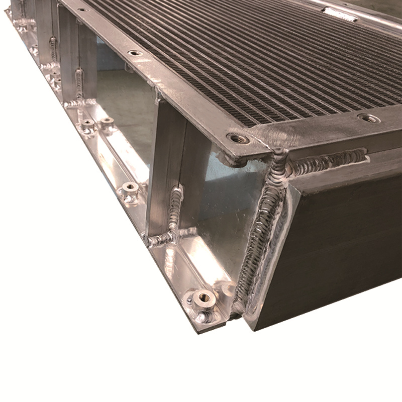 Aluminum plate-fin heat exchanger for wind turbine90l7