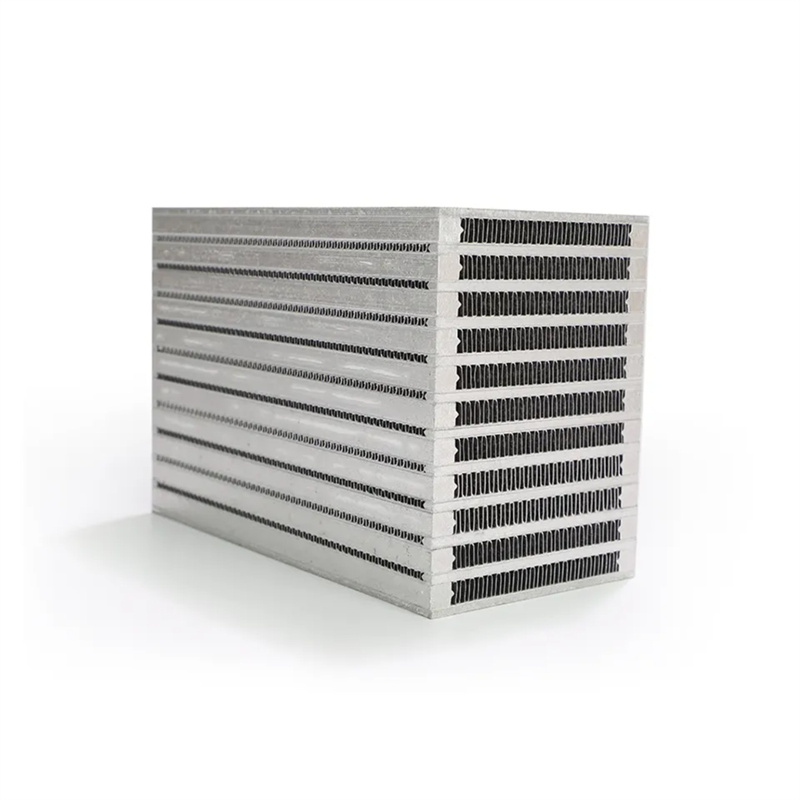 Intercooler Core Cooling System Aluminum Plate Fin Heat E...