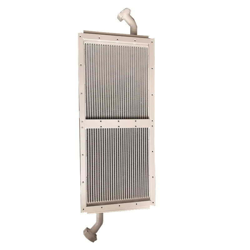Aluminum plate-fin heat exchanger for wind turbines