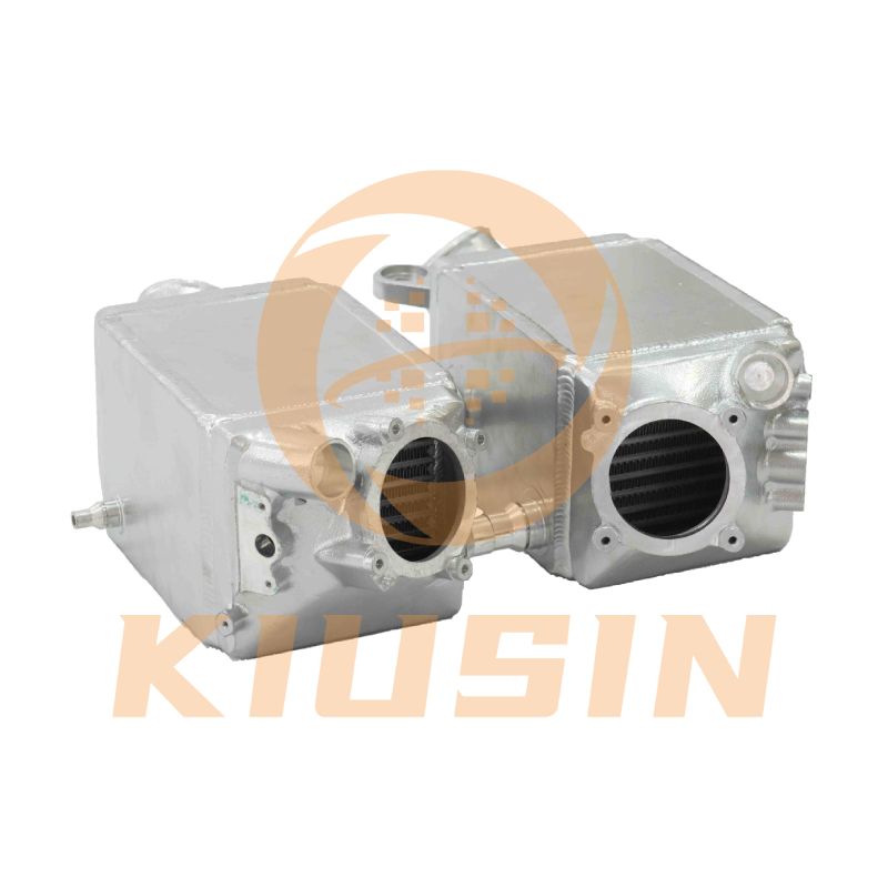 Twin Charge-Air-Cooler Aluminum Intercooler for...