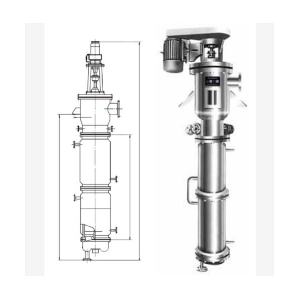 LG Series Of Centrifugal Scraper Film Evaporator