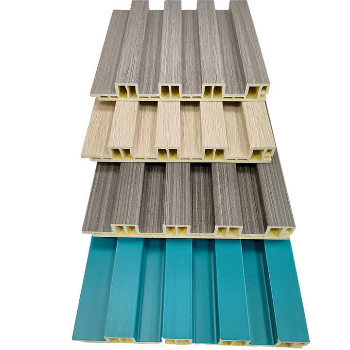 pvc wall panels decorative wall panels hollow color wpc wall cladding for decoration