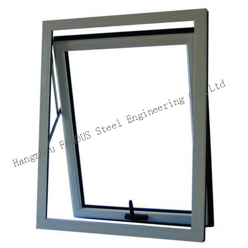 Home Security Customized Sizes Thermal Break Double Glazed Glass Aluminium Awning Windows