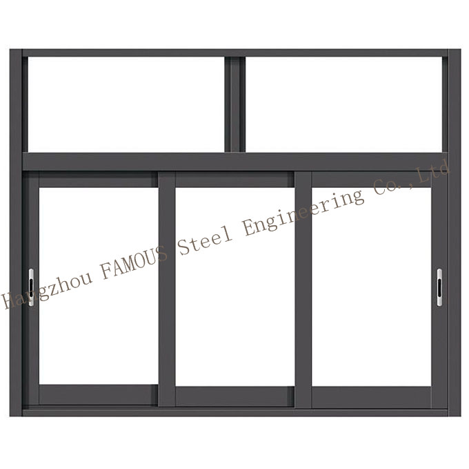 Aluminum Sliding Casement Windows Glass Construction for High Rise Building