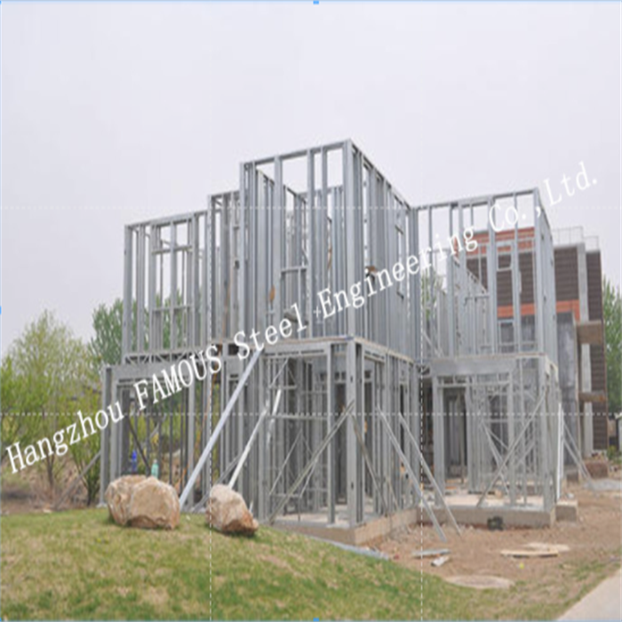 Recyclable Low-rise Residential Building Light Steel Villa with Dry Construction Method